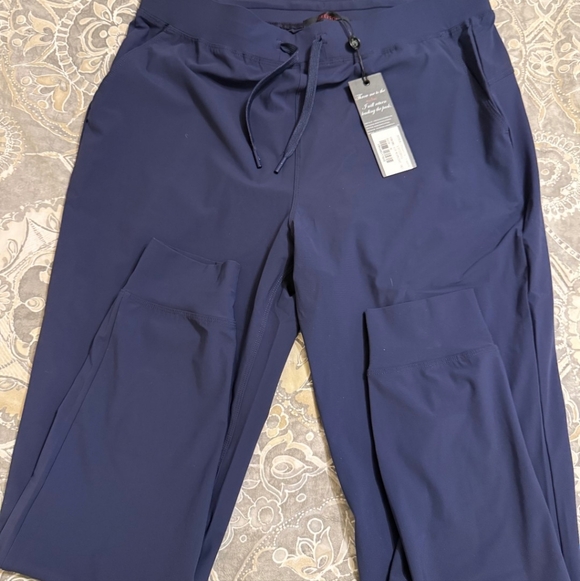 Greyson Clothier Phoenix Women's Blue Jogger Pants Midnight Blue Size Medium NWT - Picture 4 of 4